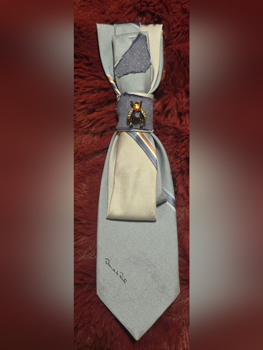100% Silk Oscar De La Renta
